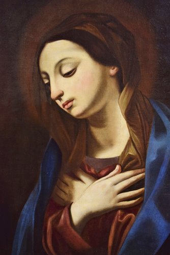 Virgin in prayer - Circle of Guido Reni